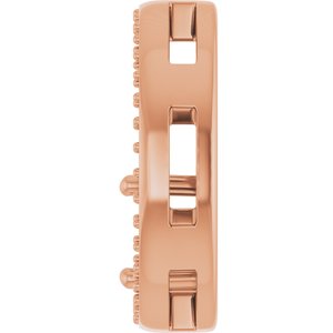 10K Rose Gold 7x5 mm Oval Pendant Mounting – image 6