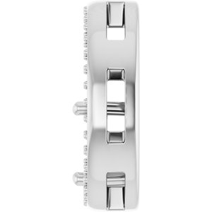 Continuum Sterling Silver 6x4 mm Emerald Pendant Mounting – image 6