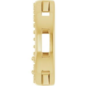 10K Yellow Gold 3.2 mm Round Pendant Mounting – image 6
