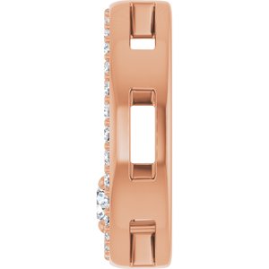 18K Rose Gold 3.2 mm Round Pendant Mounting – image 5