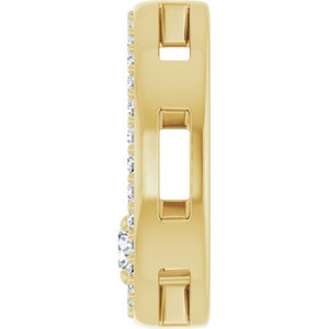 14K Yellow Gold 3.2 mm Round Pendant Mounting – image 5