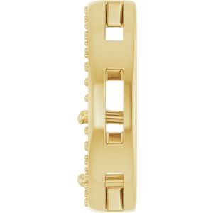 14K Yellow Gold 5.5x3.5 mm Pear Pendant Mounting – image 6