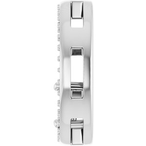 14K White Gold 4x4 mm Square Pendant Mounting – image 6