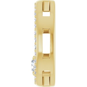 14K Yellow Gold 3.75 mm Round Pendant Mounting – image 5