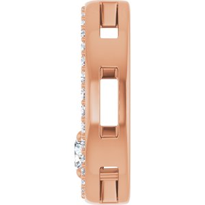 14K Rose Gold 3.75 mm Round Pendant Mounting – image 5