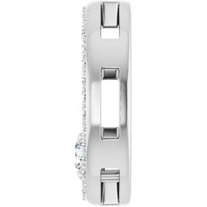 Sterling Silver 3.75 mm Round Pendant Mounting – image 5