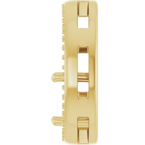 14K Yellow Gold 7.4 mm Round Pendant Mounting – image 6
