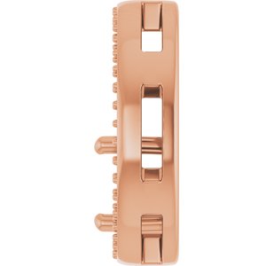 10K Rose Gold 7 mm Round Pendant Mounting – image 6