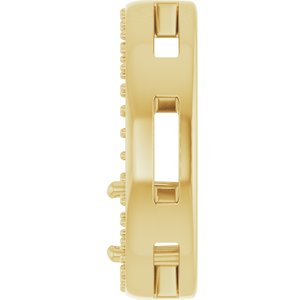 14K Yellow Gold 4.8 mm Round Pendant Mounting – image 6