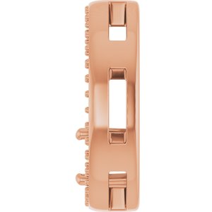 10K Rose Gold 4.8 mm Round Pendant Mounting – image 6