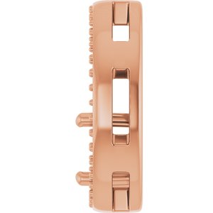 10K Rose Gold 6.5 mm Round Pendant Mounting – image 6