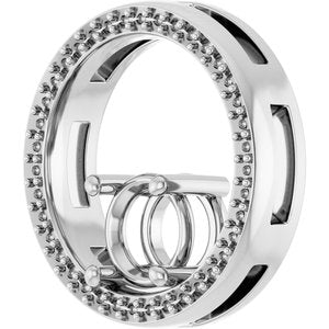 Sterling Silver 6.5 mm Round Pendant Mounting – image 4