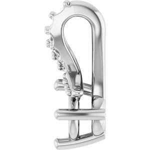 Continuum Sterling Silver 3.8 mm Round Pendant Mounting – image 6