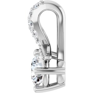 Continuum Sterling Silver 3.8 mm Round Pendant Mounting – image 5
