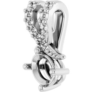 Sterling Silver 4.5x3.5 mm Oval Pendant Mounting – image 4