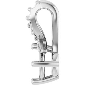 Continuum Sterling Silver 4.4 mm Round Pendant Mounting – image 6