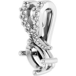 14K White Gold 5x3 mm Oval Pendant Mounting – image 4