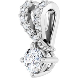 Platinum 3.5 mm Round Pendant Mounting – image 3