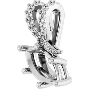 Sterling Silver 8.5x4.5 mm Marquise Pendant Mounting – image 4