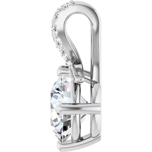 Platinum 7.4 mm Round Pendant Mounting – image 5