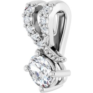 Sterling Silver 4x3 mm Oval Pendant Mounting – image 3