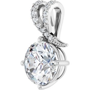 Continuum Sterling Silver 10 mm Round Pendant Mounting – image 3