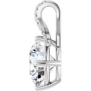 Platinum 11 mm Round Pendant Mounting – image 5