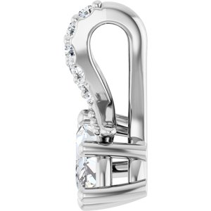 Sterling Silver 6x3.5 mm Marquise Pendant Mounting – image 5