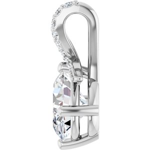 Sterling Silver 9x7 mm Oval Pendant Mounting – image 5