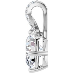 Continuum Sterling Silver 10x8 mm Oval Pendant Mounting – image 5