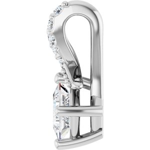Platinum 3.25x3.25 mm Square Pendant Mounting – image 5