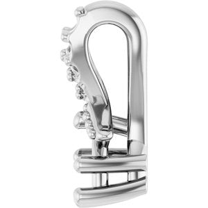 Platinum 4x3 mm Pear Pendant Mounting – image 6