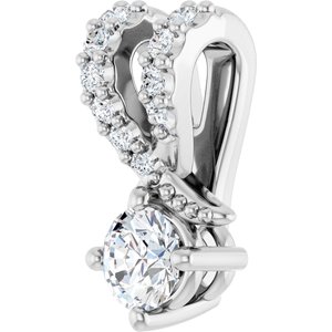 Sterling Silver 3.2 mm Round Pendant Mounting – image 3