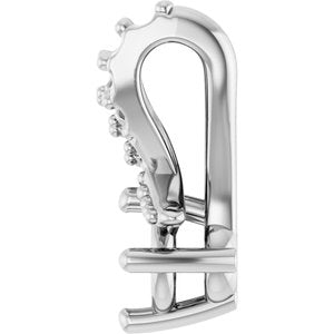 18K White Gold 3.2 mm Round Pendant Mounting – image 6