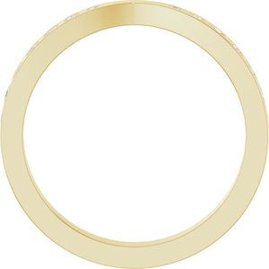 1/4 Ctw Natural Diamond Pinched Contour Band