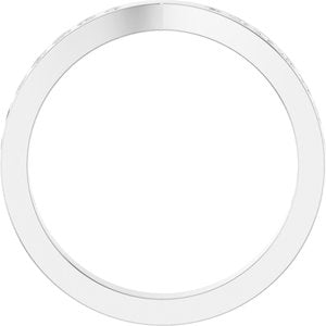 1/4 Ctw Natural Diamond Pinched Contour Band