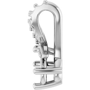 10K White Gold 5x3.5 mm Oval Pendant Mounting – image 6