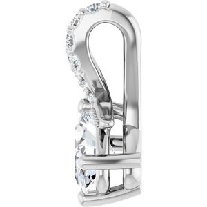 Continuum Sterling Silver 6x4 mm Oval Pendant Mounting – image 5