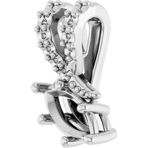 Continuum Sterling Silver 6x3 mm Marquise Pendant Mounting – image 4