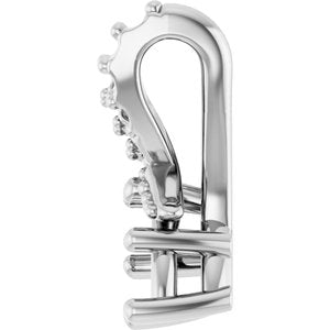 10K White Gold 6x3 mm Marquise Pendant Mounting – image 6