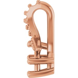 10K Rose Gold 5x3 mm Pear Pendant Mounting – image 6