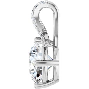Platinum 8.8 mm Round Pendant Mounting – image 5