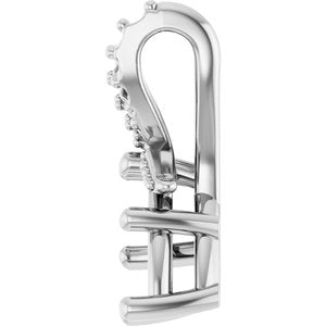 Continuum Sterling Silver 10x5 mm Marquise Pendant Mounting – image 6