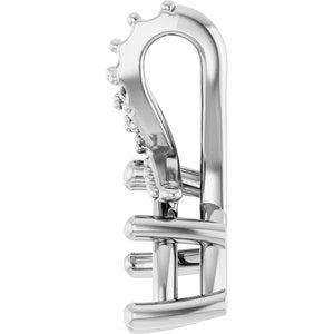 Continuum Sterling Silver 9x4.5 mm Marquise Pendant Mounting – image 6