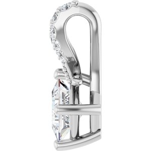 Platinum 4x4 mm Square Pendant Mounting – image 5