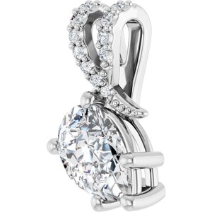 Continuum Sterling Silver 9x6 mm Pear Pendant Mounting – image 3