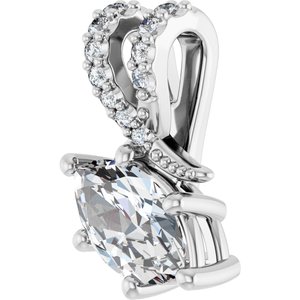 Platinum 8x4.5 mm Marquise Pendant Mounting – image 3