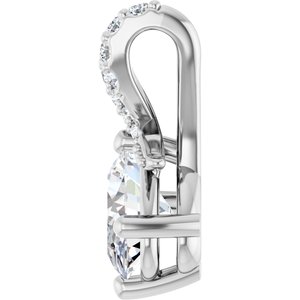 Continuum Sterling Silver 7.5x5.5 mm Oval Pendant Mounting – image 5