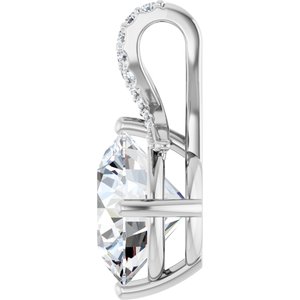 Platinum 12 mm Round Pendant Mounting – image 5