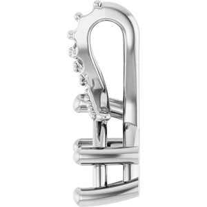 Continuum Sterling Silver 7x4.5 mm Pear Pendant Mounting – image 6